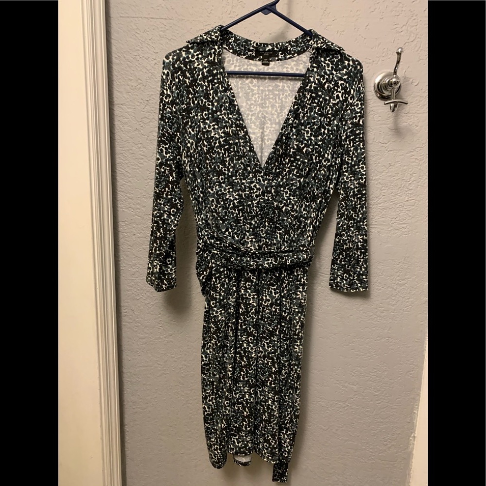 Ann Taylor Mid sleeve wrap dress - Picture 1 of 2